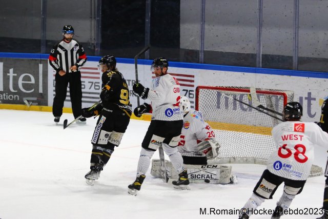 Photo hockey match Rouen - Amiens  le 07/03/2023