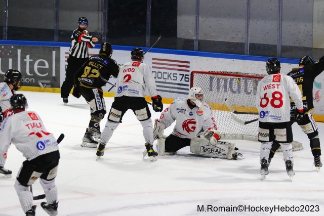 Photo hockey match Rouen - Amiens  le 07/03/2023