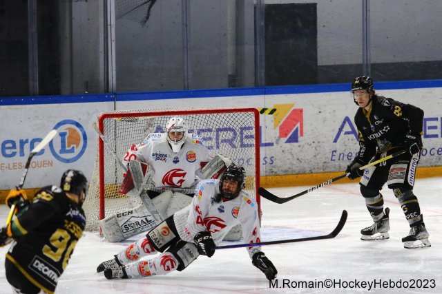 Photo hockey match Rouen - Amiens  le 07/03/2023