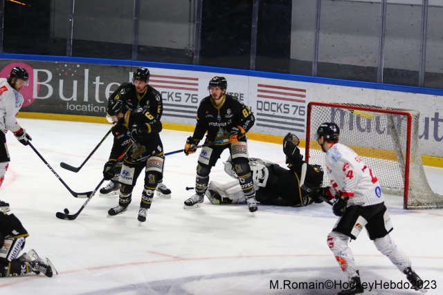 Photo hockey match Rouen - Amiens  le 07/03/2023