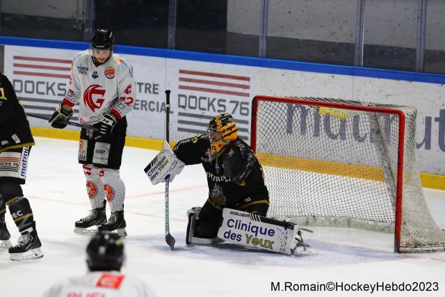 Photo hockey match Rouen - Amiens  le 07/03/2023