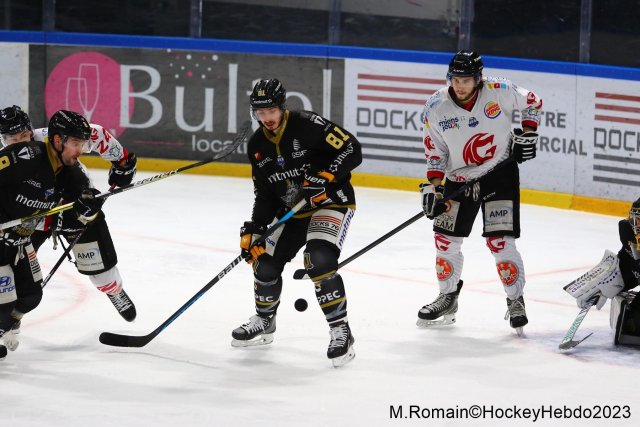 Photo hockey match Rouen - Amiens  le 07/03/2023
