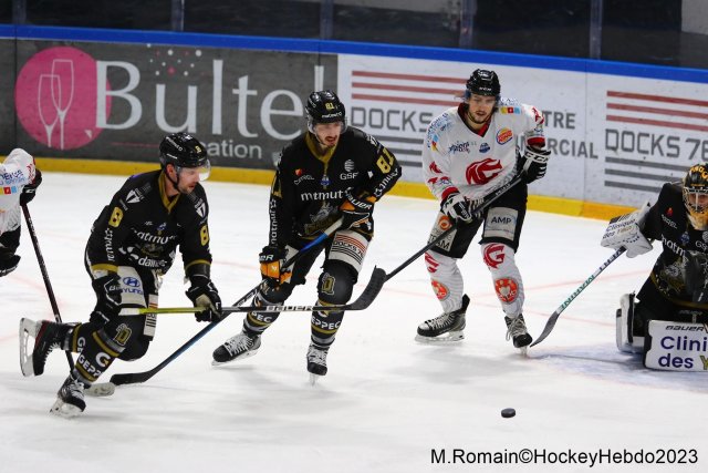 Photo hockey match Rouen - Amiens  le 07/03/2023