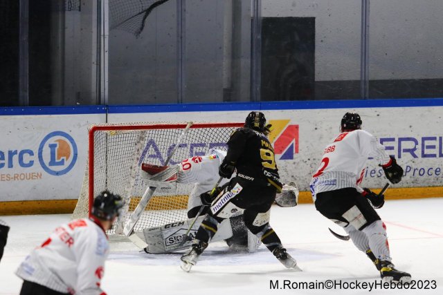 Photo hockey match Rouen - Amiens  le 07/03/2023