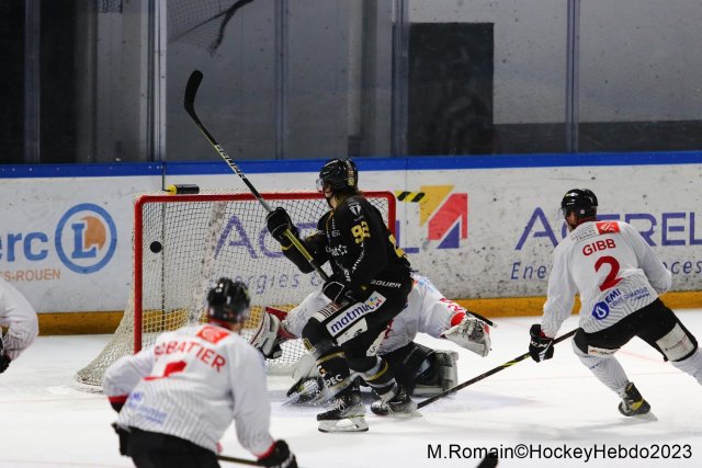 Photo hockey match Rouen - Amiens  le 07/03/2023