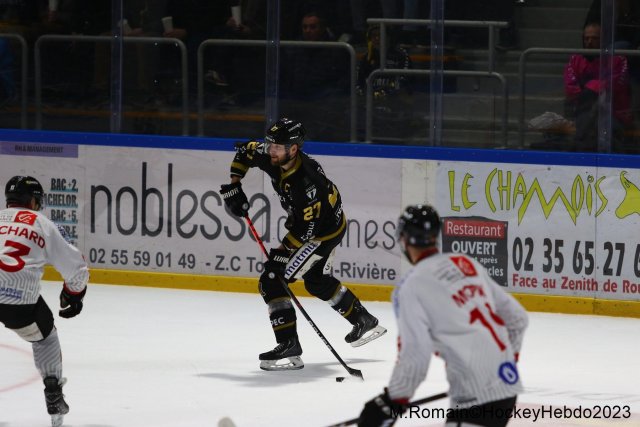 Photo hockey match Rouen - Amiens  le 07/03/2023