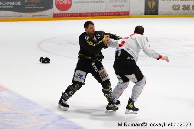 Photo hockey match Rouen - Amiens  le 07/03/2023