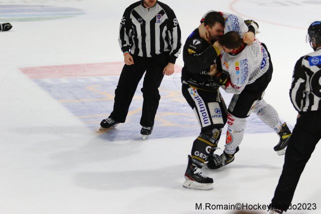 Photo hockey match Rouen - Amiens  le 07/03/2023