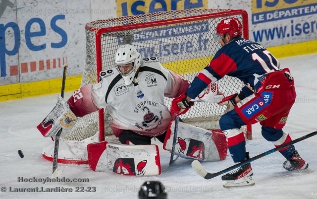 Photo hockey match Grenoble  - Mulhouse le 07/03/2023
