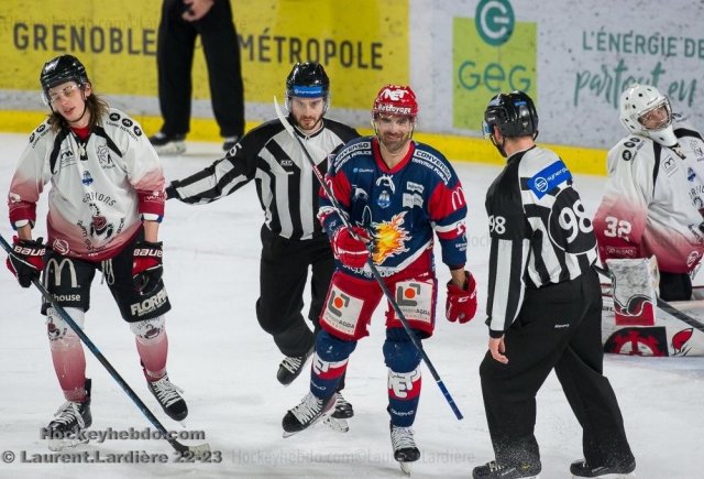 Photo hockey match Grenoble  - Mulhouse le 07/03/2023