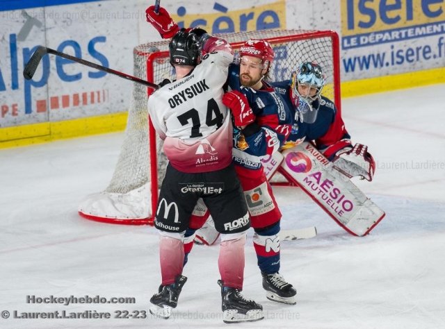 Photo hockey match Grenoble  - Mulhouse le 07/03/2023