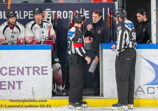Photo hockey match Grenoble  - Mulhouse le 07/03/2023