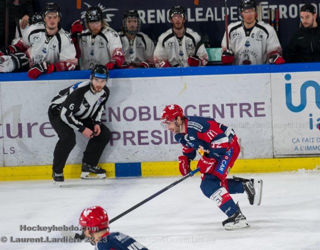 Photo hockey match Grenoble  - Mulhouse le 07/03/2023