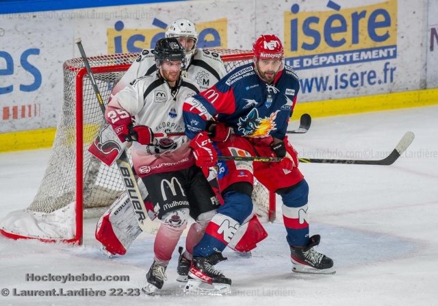 Photo hockey match Grenoble  - Mulhouse le 07/03/2023
