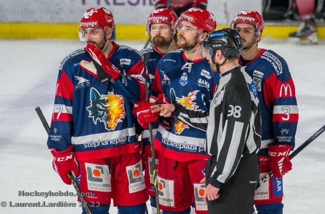 Photo hockey match Grenoble  - Mulhouse le 07/03/2023