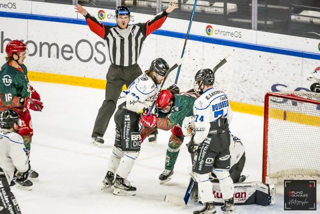 Photo hockey match Cergy-Pontoise - Gap  le 07/03/2023