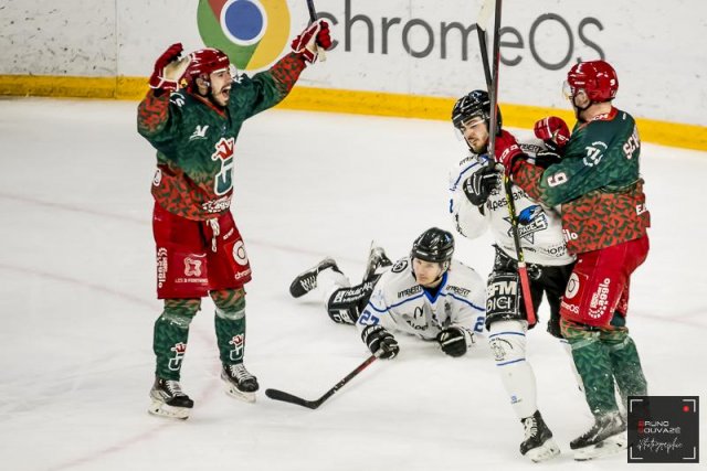 Photo hockey match Cergy-Pontoise - Gap  le 07/03/2023