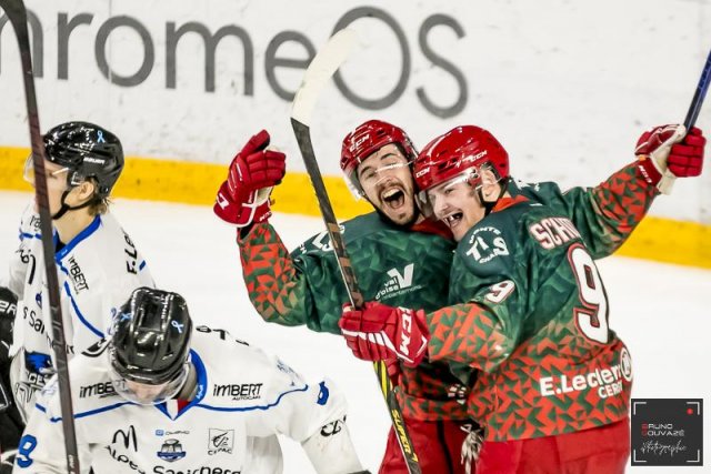 Photo hockey match Cergy-Pontoise - Gap  le 07/03/2023