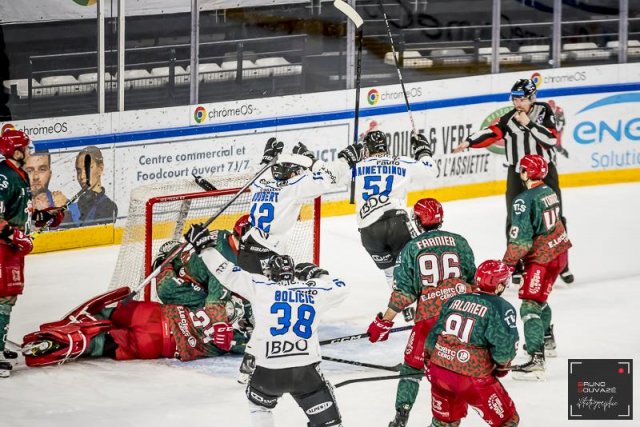 Photo hockey match Cergy-Pontoise - Gap  le 07/03/2023