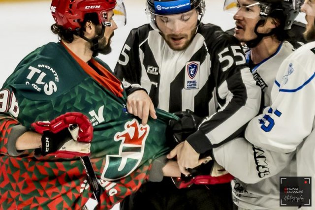 Photo hockey match Cergy-Pontoise - Gap  le 07/03/2023
