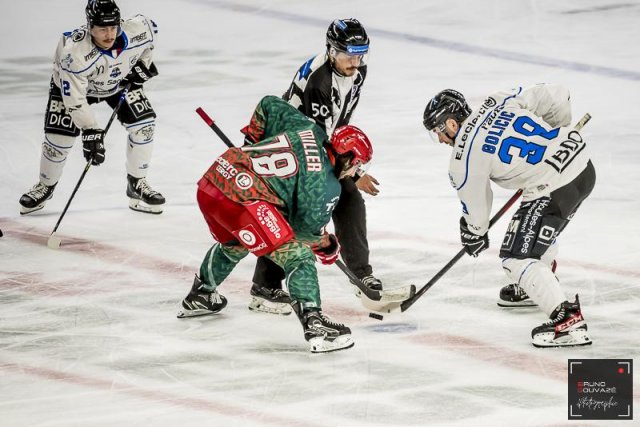 Photo hockey match Cergy-Pontoise - Gap  le 07/03/2023