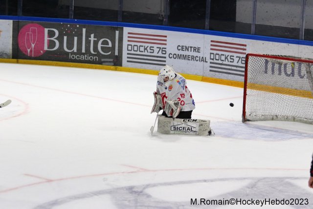 Photo hockey match Rouen - Amiens  le 08/03/2023