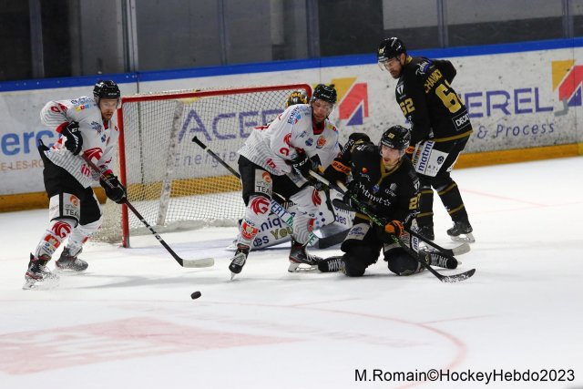 Photo hockey match Rouen - Amiens  le 08/03/2023