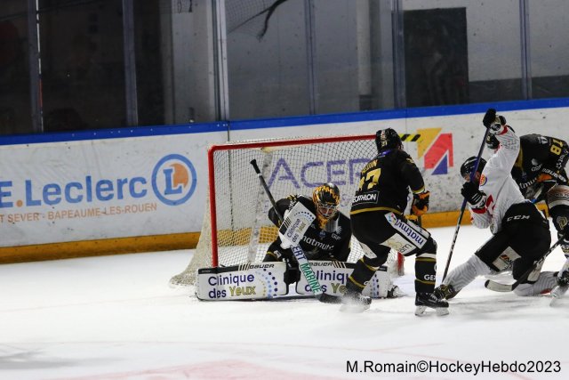 Photo hockey match Rouen - Amiens  le 08/03/2023
