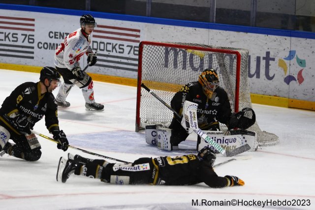 Photo hockey match Rouen - Amiens  le 08/03/2023