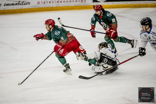 Photo hockey match Cergy-Pontoise - Gap  le 08/03/2023