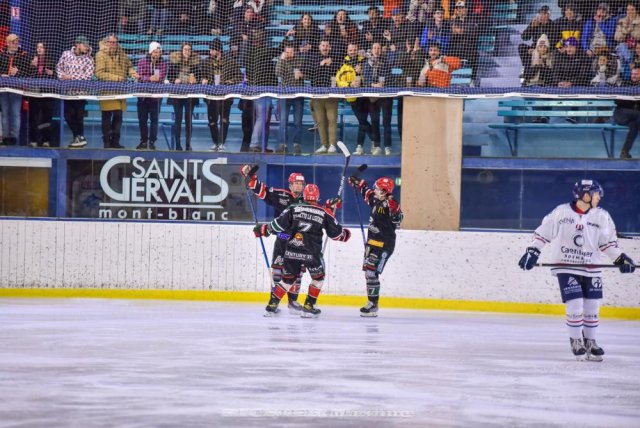 Photo hockey match Mont-Blanc - Caen  le 11/03/2023