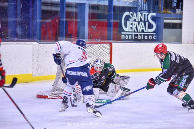 Photo hockey match Mont-Blanc - Caen  le 11/03/2023