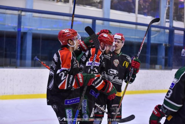 Photo hockey match Mont-Blanc - Caen  le 11/03/2023