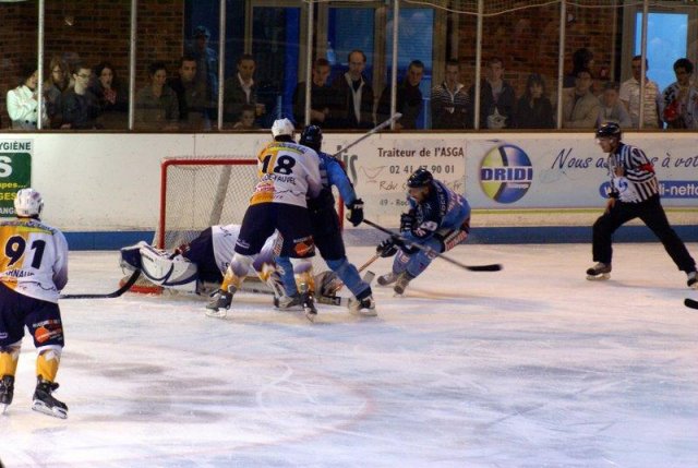 Photo hockey match Angers  - Chamonix  le 19/09/2009