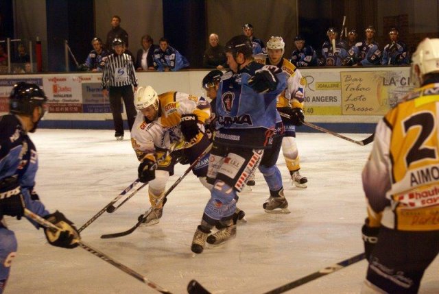 Photo hockey match Angers  - Chamonix  le 19/09/2009