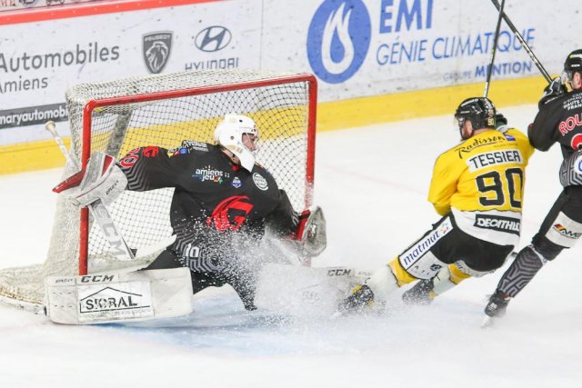 Photo hockey match Amiens  - Rouen le 11/03/2023