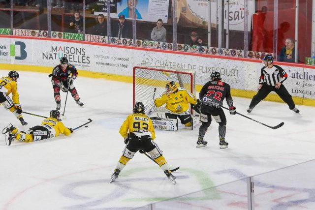 Photo hockey match Amiens  - Rouen le 11/03/2023