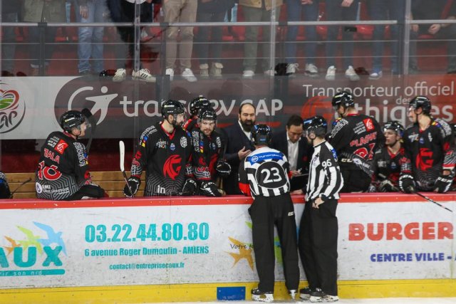 Photo hockey match Amiens  - Rouen le 11/03/2023