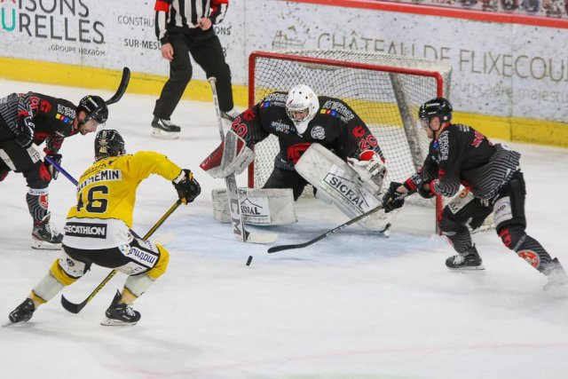 Photo hockey match Amiens  - Rouen le 11/03/2023