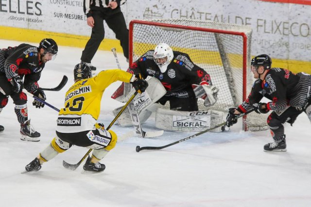 Photo hockey match Amiens  - Rouen le 11/03/2023