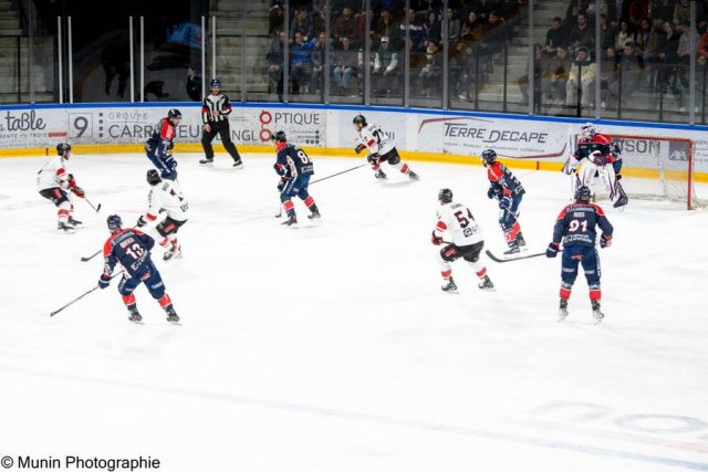 Photo hockey match Angers  - Bordeaux le 13/03/2023