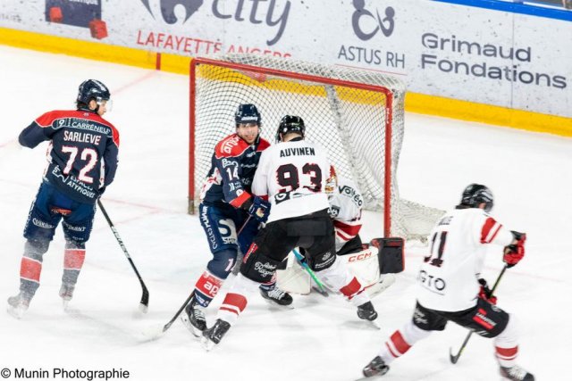 Photo hockey match Angers  - Bordeaux le 14/03/2023