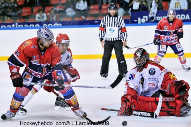 Photo hockey match Grenoble  - Morzine-Avoriaz le 22/09/2009