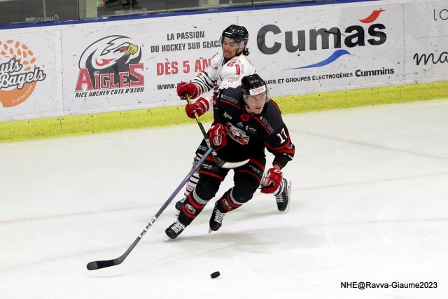 Photo hockey match Nice - Briançon  le 17/03/2023