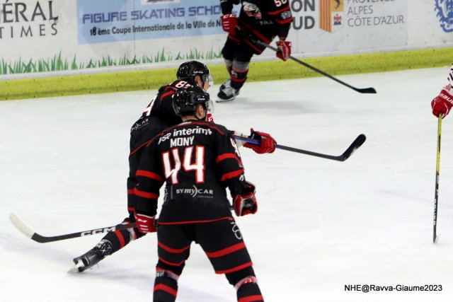Photo hockey match Nice - Briançon  le 17/03/2023