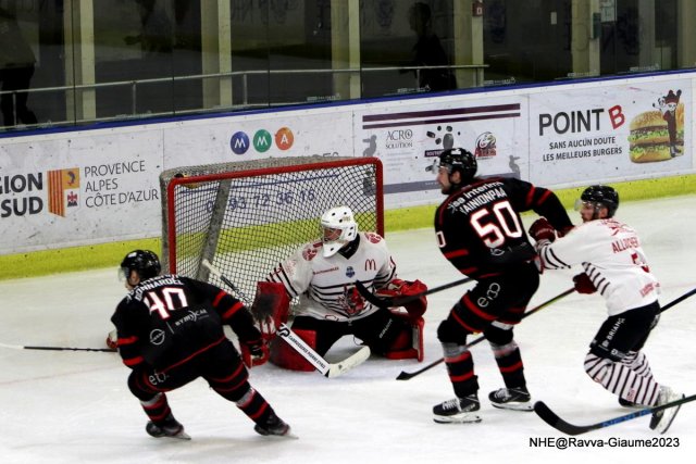 Photo hockey match Nice - Briançon  le 17/03/2023