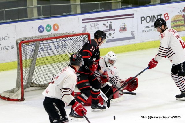 Photo hockey match Nice - Briançon  le 17/03/2023