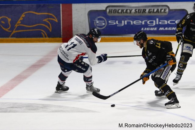 Photo hockey match Rouen - Angers  le 21/03/2023