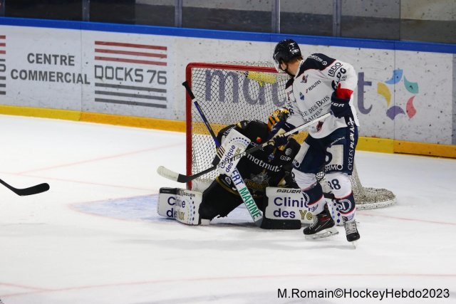 Photo hockey match Rouen - Angers  le 21/03/2023