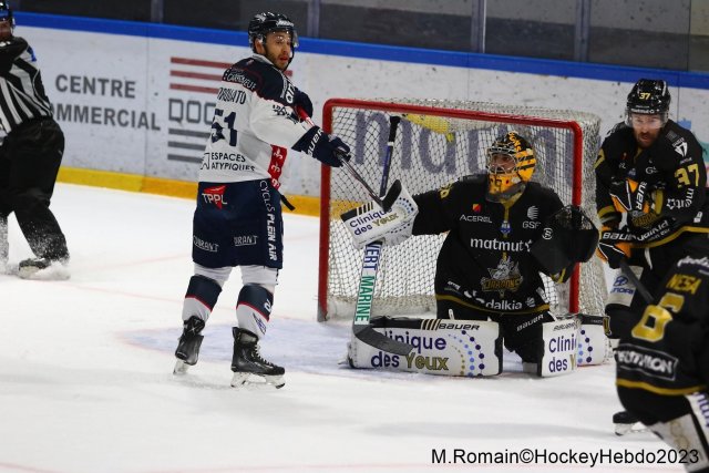Photo hockey match Rouen - Angers  le 21/03/2023
